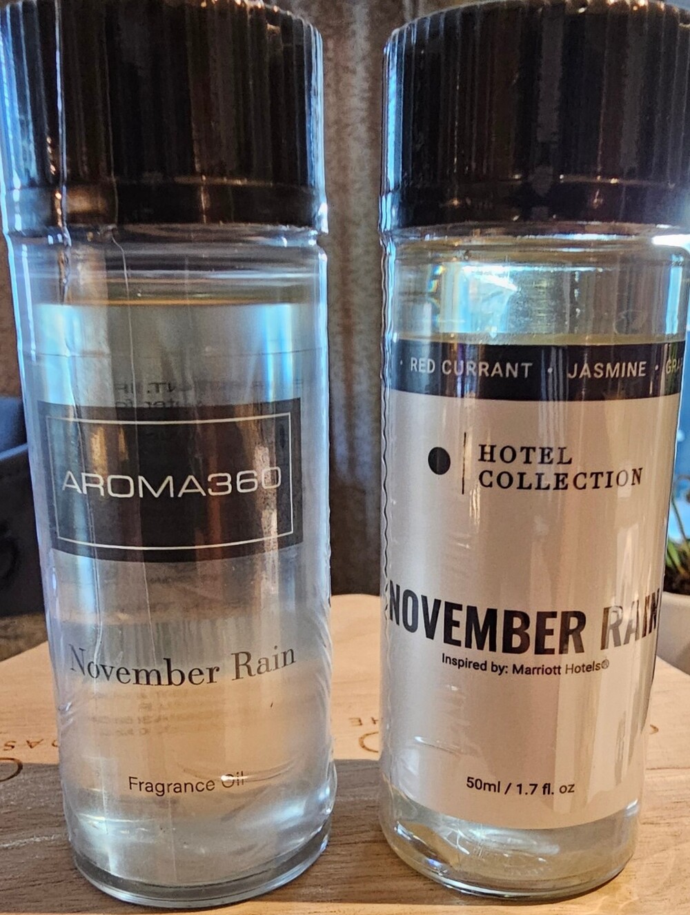 NOVEMBER RAIN Hotel Scent 50ml Fragrance Oil